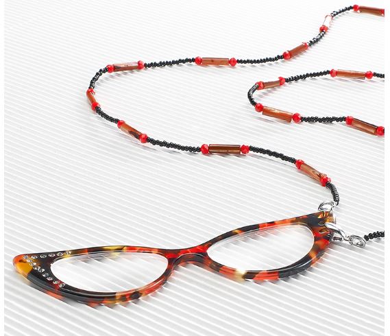 Collana occhiale con lenti graduate